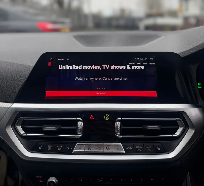 Boîte AI YouTube et Netflix pour BMW