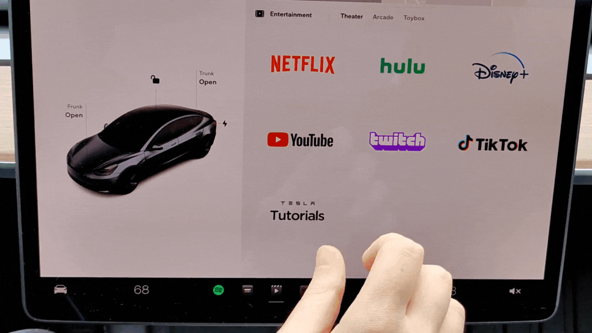 Boîte AI Carplay YouTube et Netflix pour Tesla
