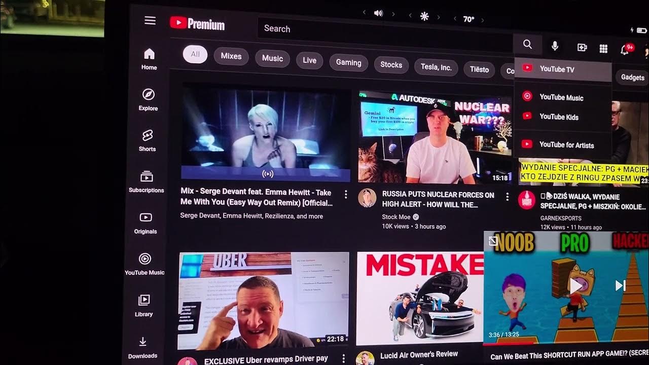 Boîte AI Carplay YouTube et Netflix pour Tesla