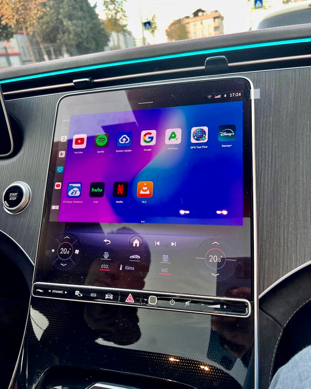 Youtube & Netflix AI-Box voor Mercedes