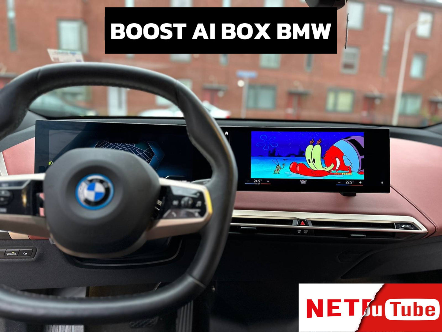 Boîte AI YouTube et Netflix pour BMW